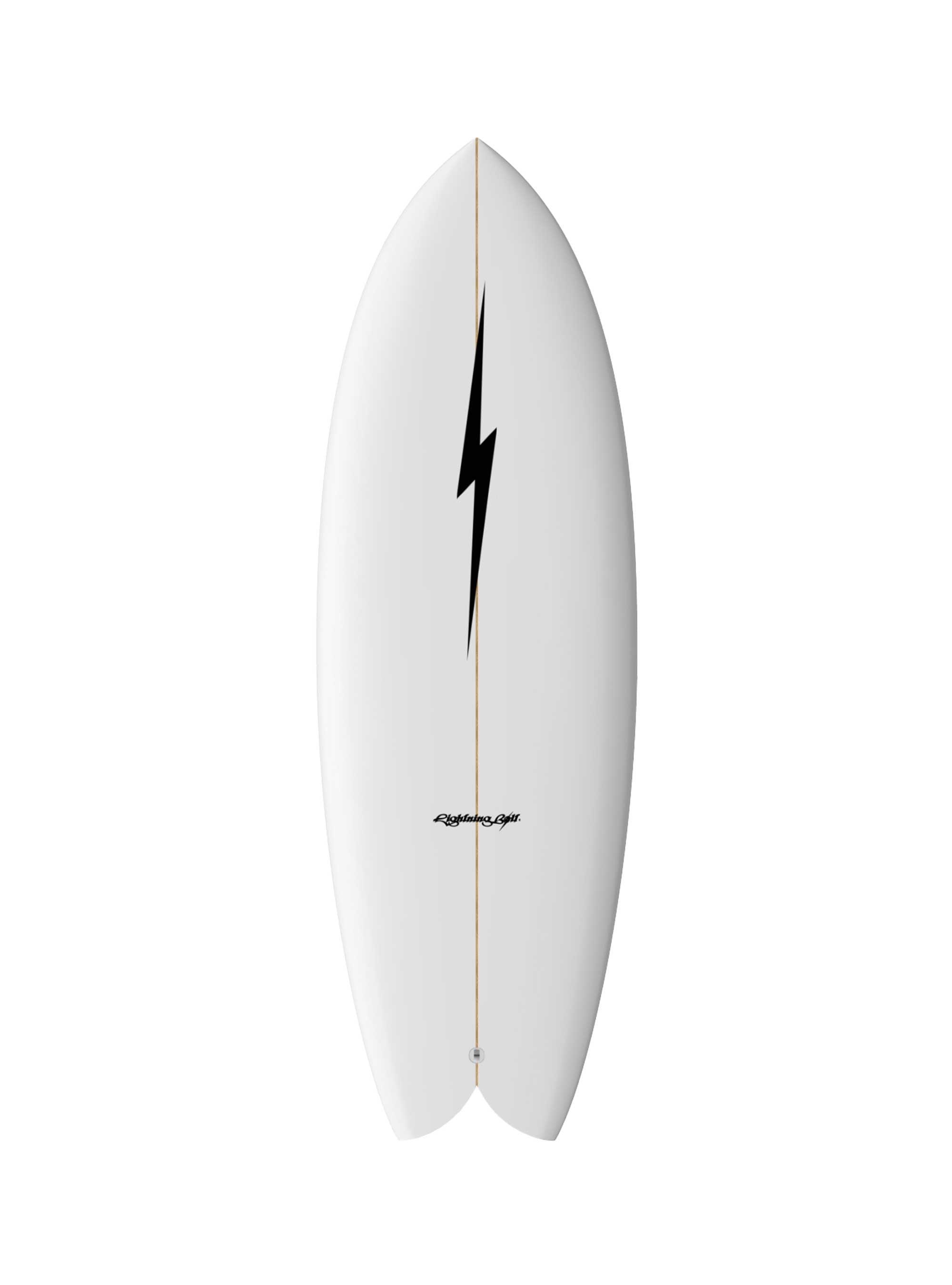MATTE QUAD FISH WHITE Lightning Bolt
