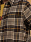 Oversized Cotton-Flannel Overshirt - Lightning Bolt