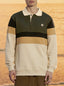Long Sleeve Polo Sweatshirt - Lightning Bolt