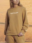Baggy-fit Sweatshirt with Front Print - Lightning Bolt