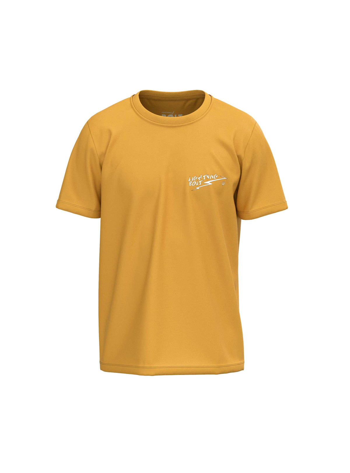 Regular Organic-Cotton T-shirt with Front and Back Print - Lightning Bolt