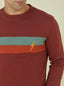 Regular Sweatshirt with Color Block - Lightning Bolt
