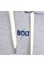Lightning Bolt | Regular Recycled-Cotton Hoodie with Back Print
