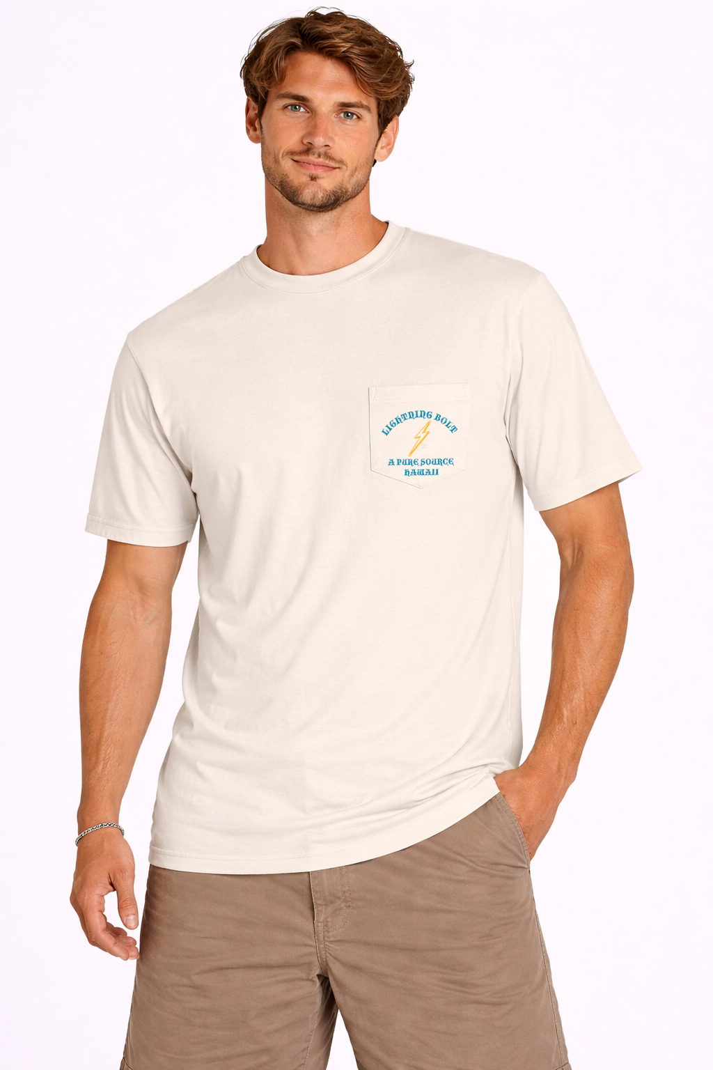 PURE SOURCE HAWAII POCKET REGULAR TEE