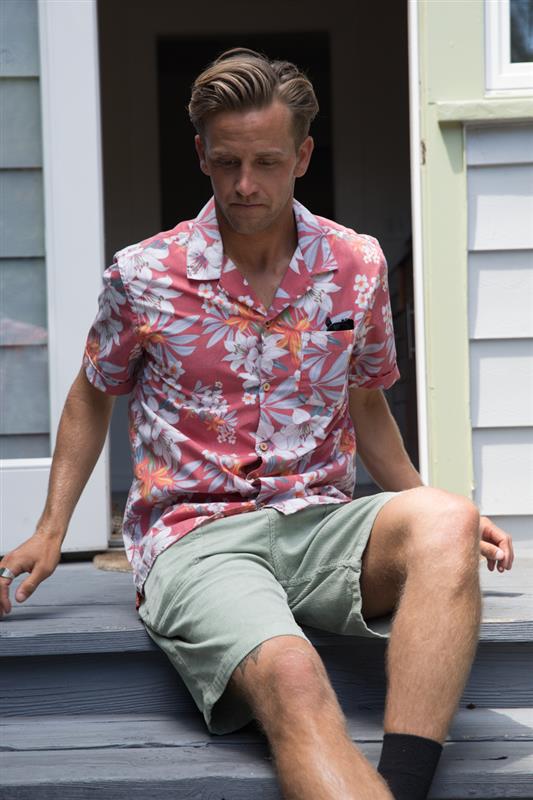 Lightning Bolt - Allover Print Shirt & Boardshorts Set -