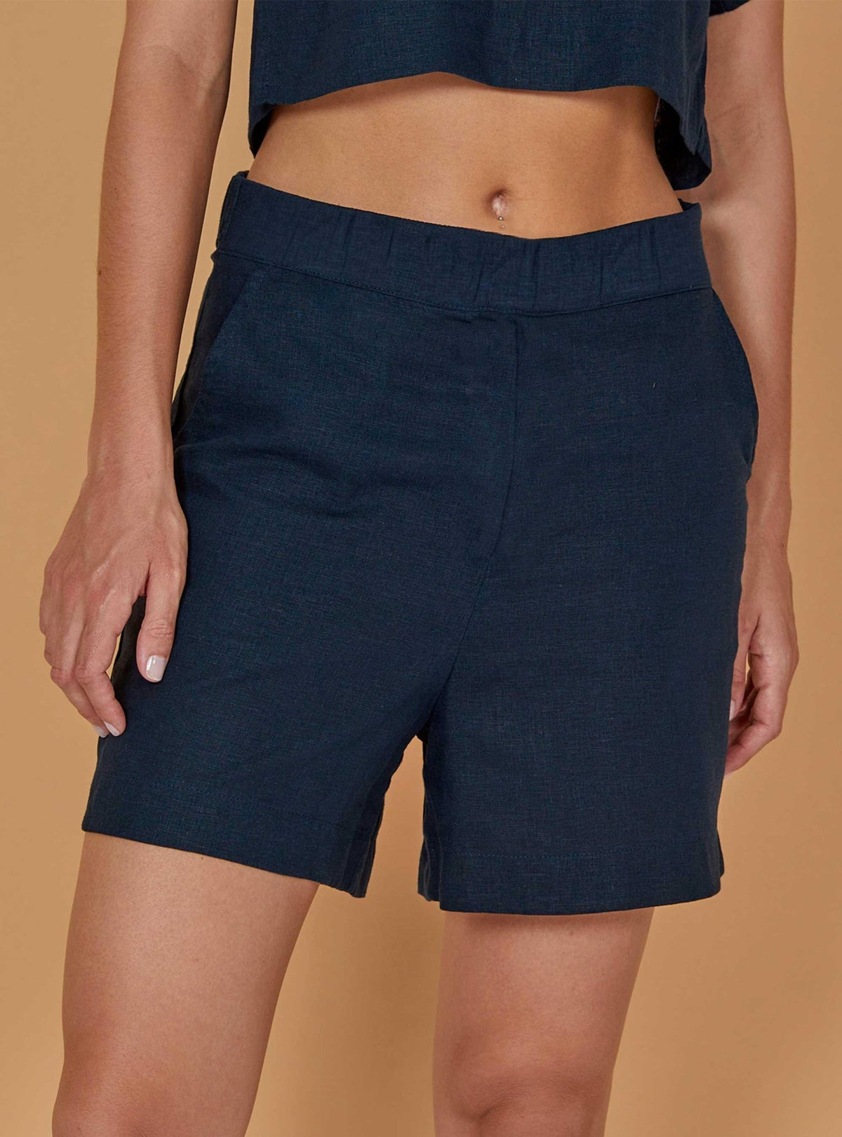 Lightning Bolt - CASUAL LINEN SHORTS - 23SWOSHT003B76000S