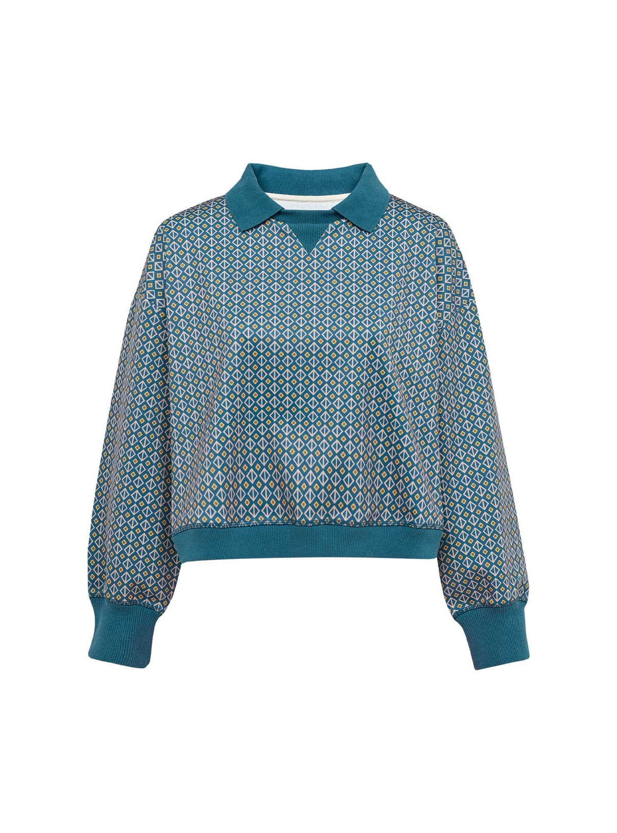 Lightning Bolt - COLLARED PALM SWEATSHIRT - 24WWOSWE006B23000S