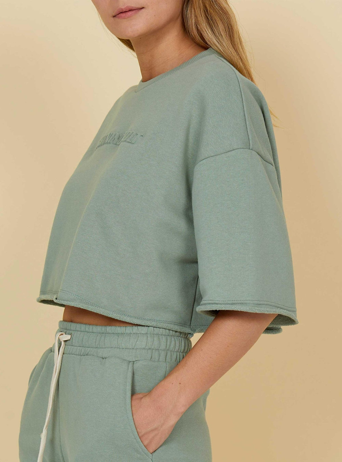 Lightning Bolt - CROPPED T - SHIRT WITH RAW HEMS - 23SWOTOP005G15000S