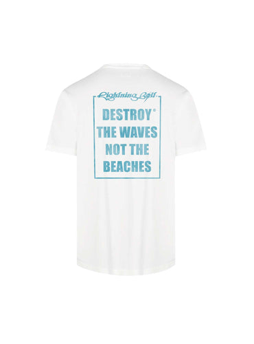 Lightning Bolt - DESTROY THE WAVES NOT THE BEACHES TSHIRT - 99AMATST025W0300XS