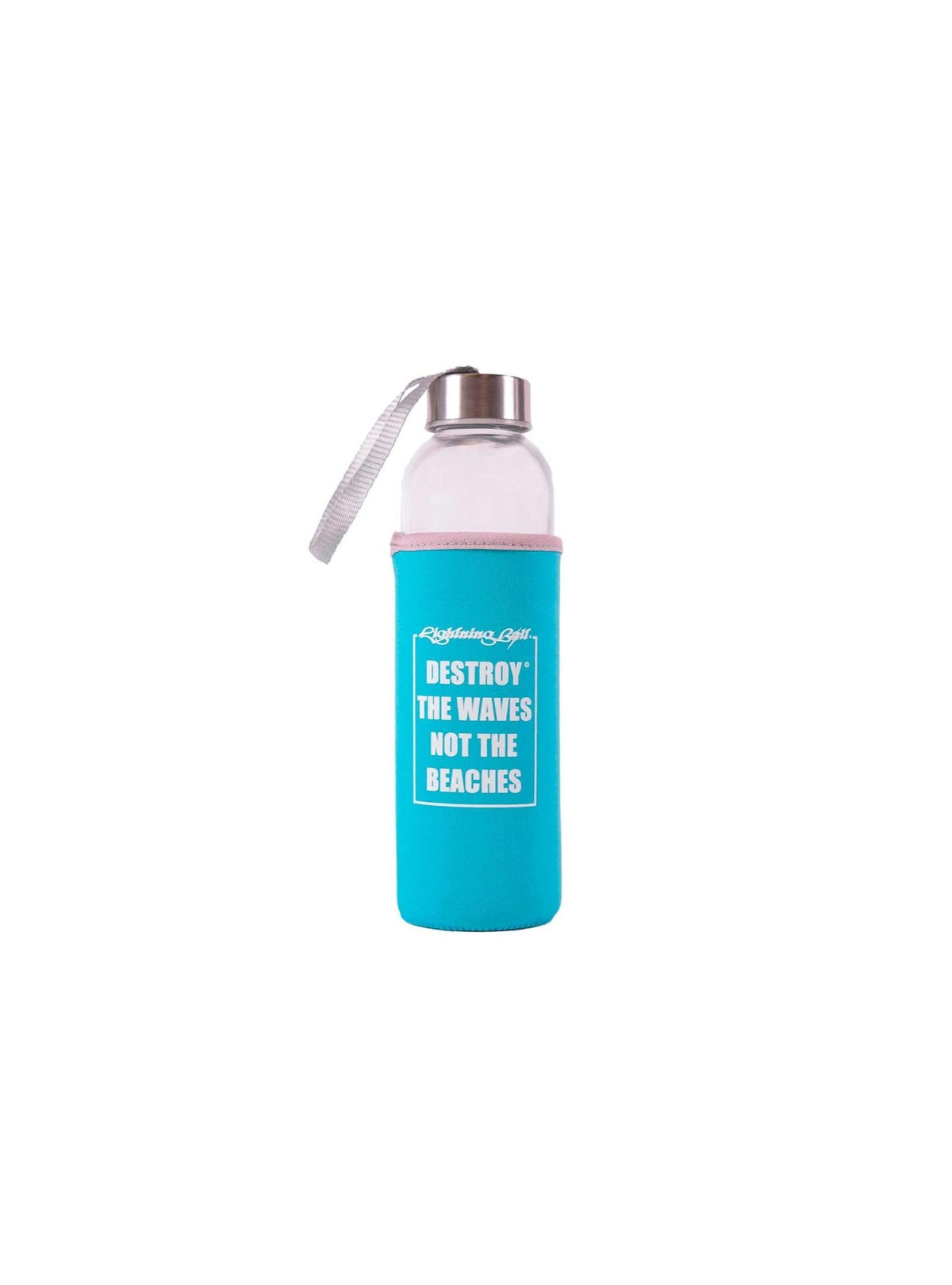 Lightning Bolt - DESTROY THE WAVES NOT THE BEACHES WATER BOTTLE - 01PUNEE003AB31UNIQ