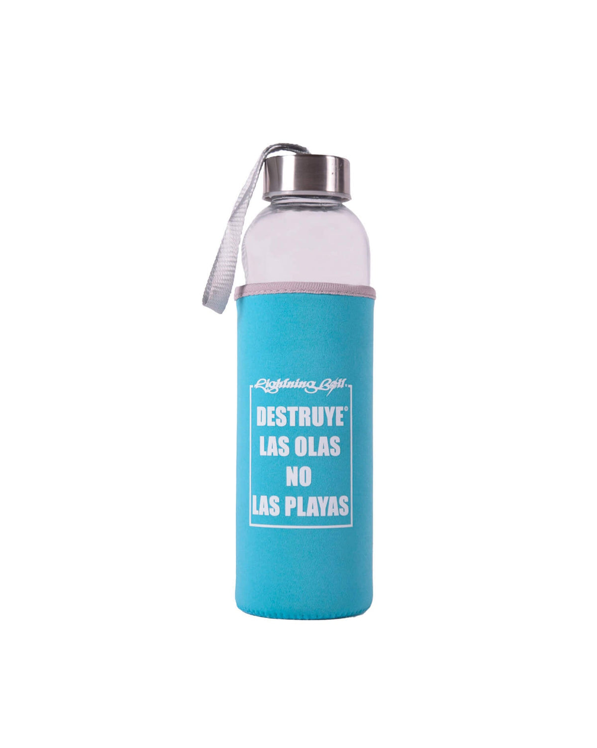 Lightning Bolt - DESTRUYE LAS OLAS NO LAS PLAYAS GLASS BOTTLE - 01PUNEE002AB31UNIQ