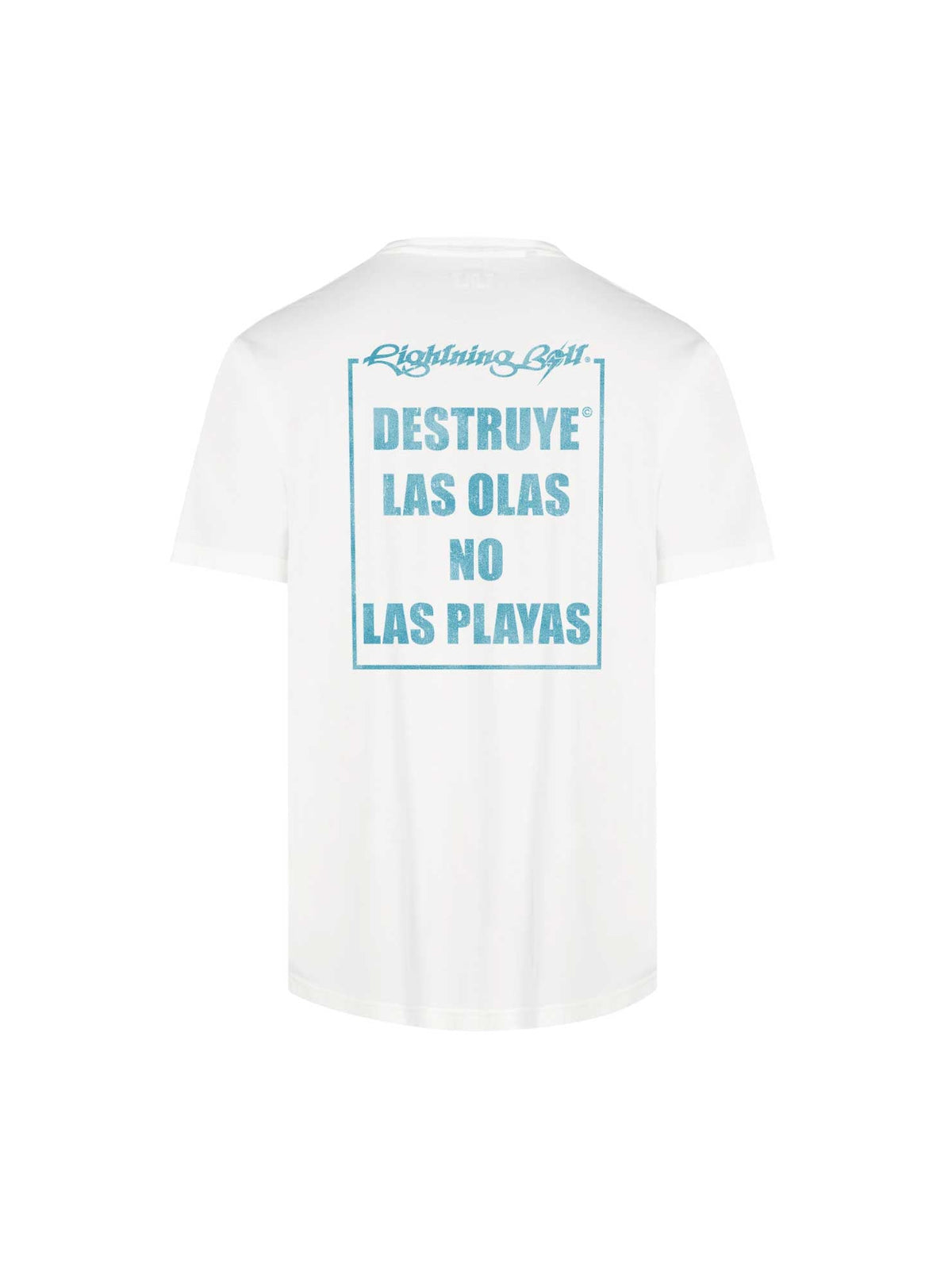 Lightning Bolt - DESTRUYE LAS OLAS NO LAS PLAYAS T - SHIRT - 99AMATST024W0300XS