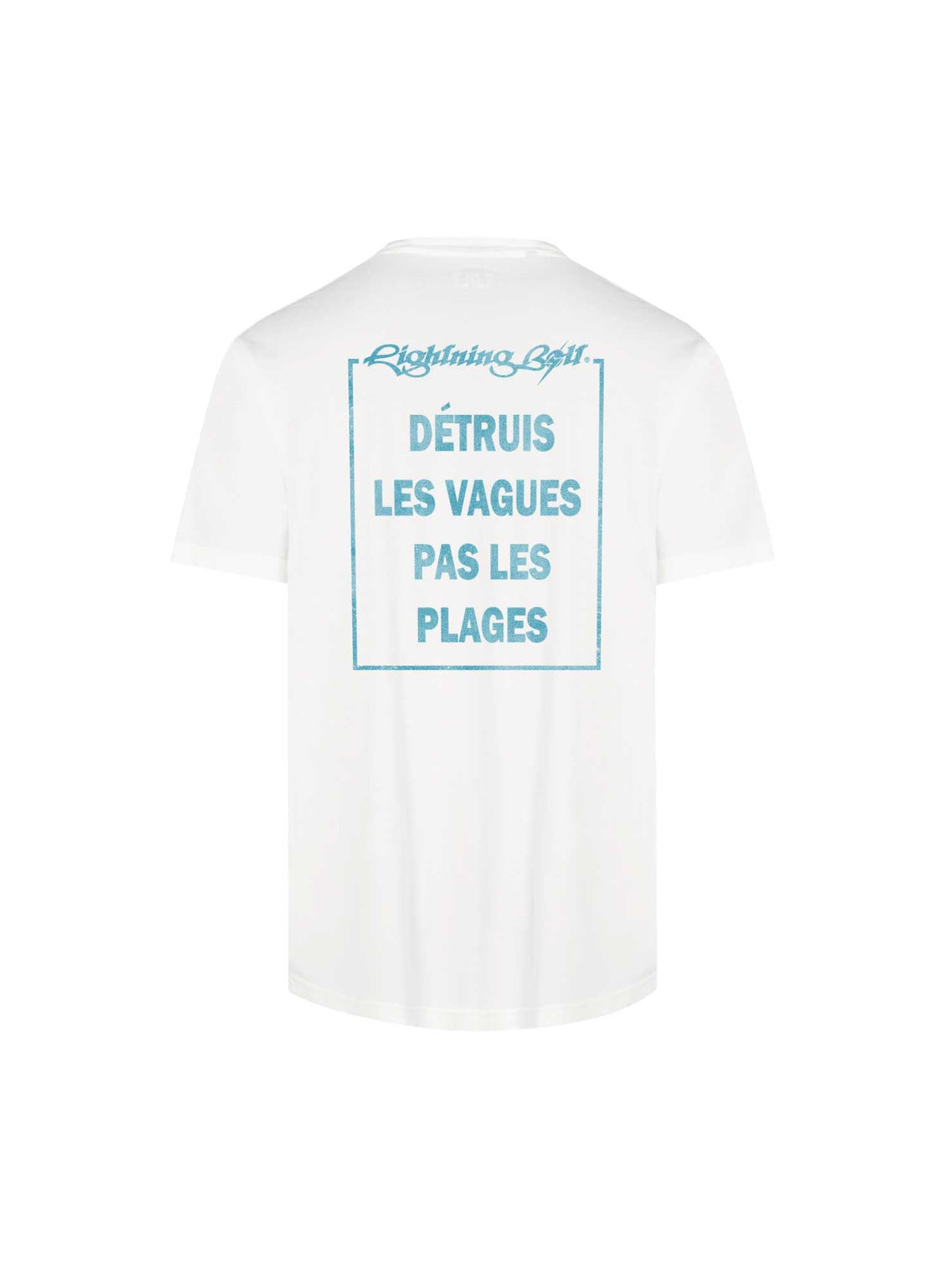 Lightning Bolt - DÉTRUIS LES VAGUES PAS LES PLAGES TSHIRT - 99AMATST023W0300XS