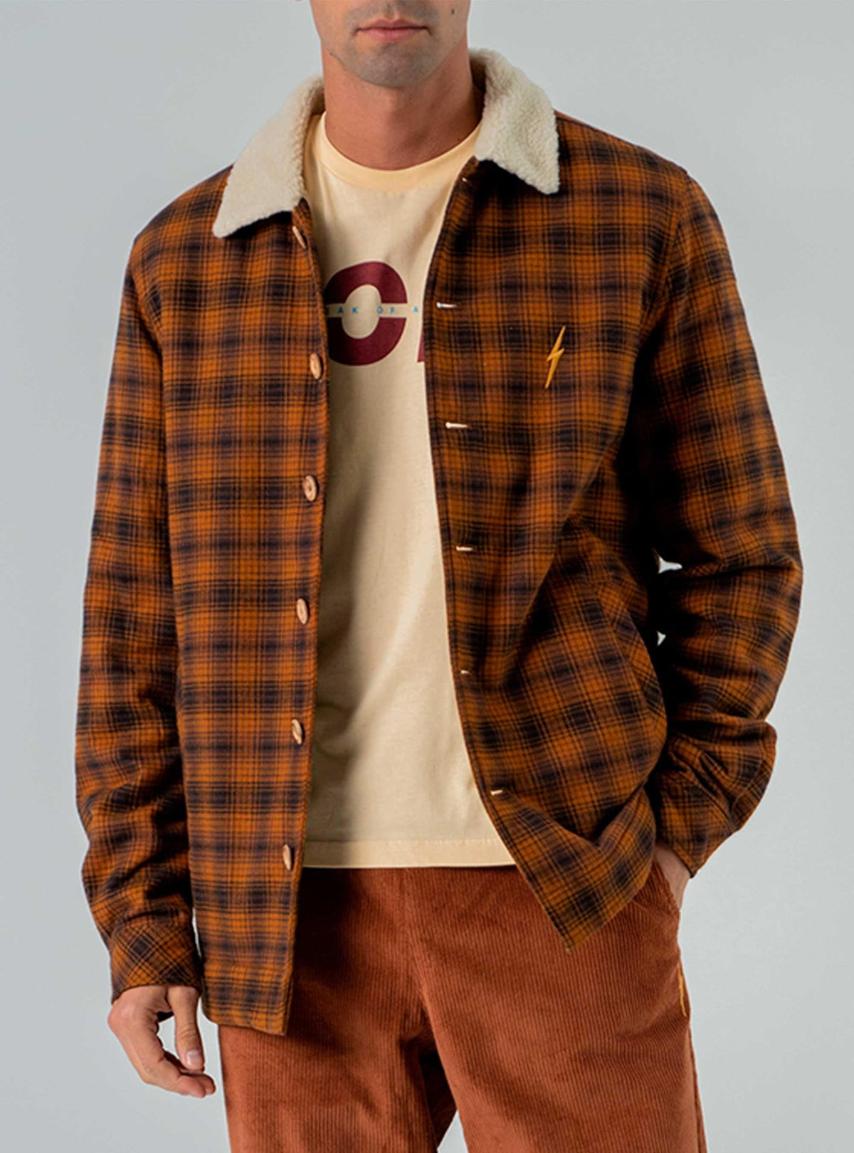 Lightning Bolt - FLANNEL JACKET - 99WMAJAC003UNI000S