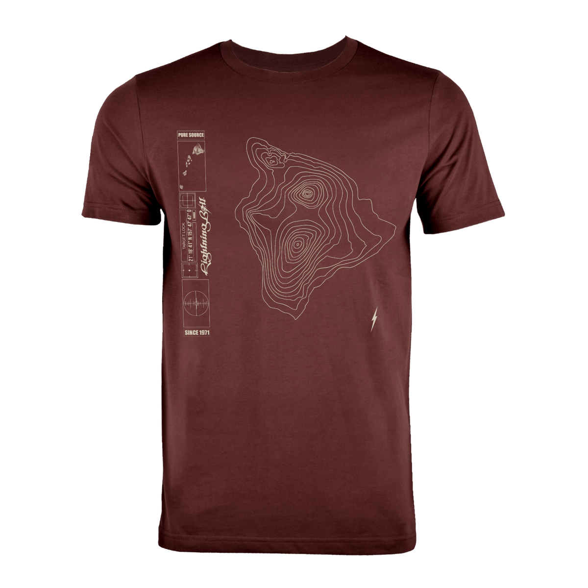 Lightning Bolt - HAWAIIAN ISLAND T - SHIRT - 23WMATST005R18000M