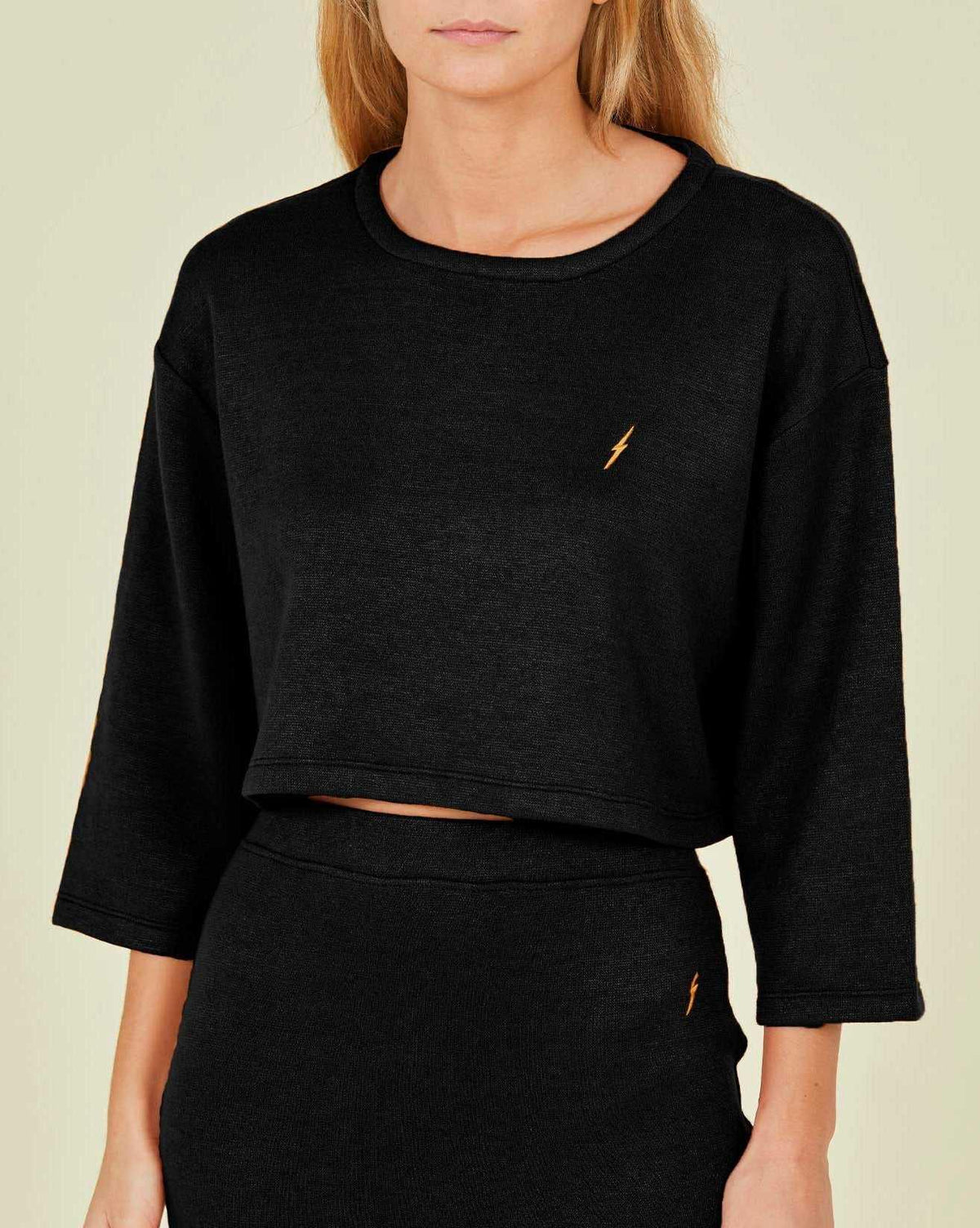 Lightning Bolt - KNITTED CROP TOP - 23WWOTOP002K01000S