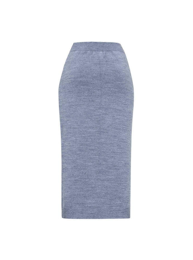 Lightning Bolt - LONG KNITTED SKIRT LASSEN - 24WWOSKTK01B23000S