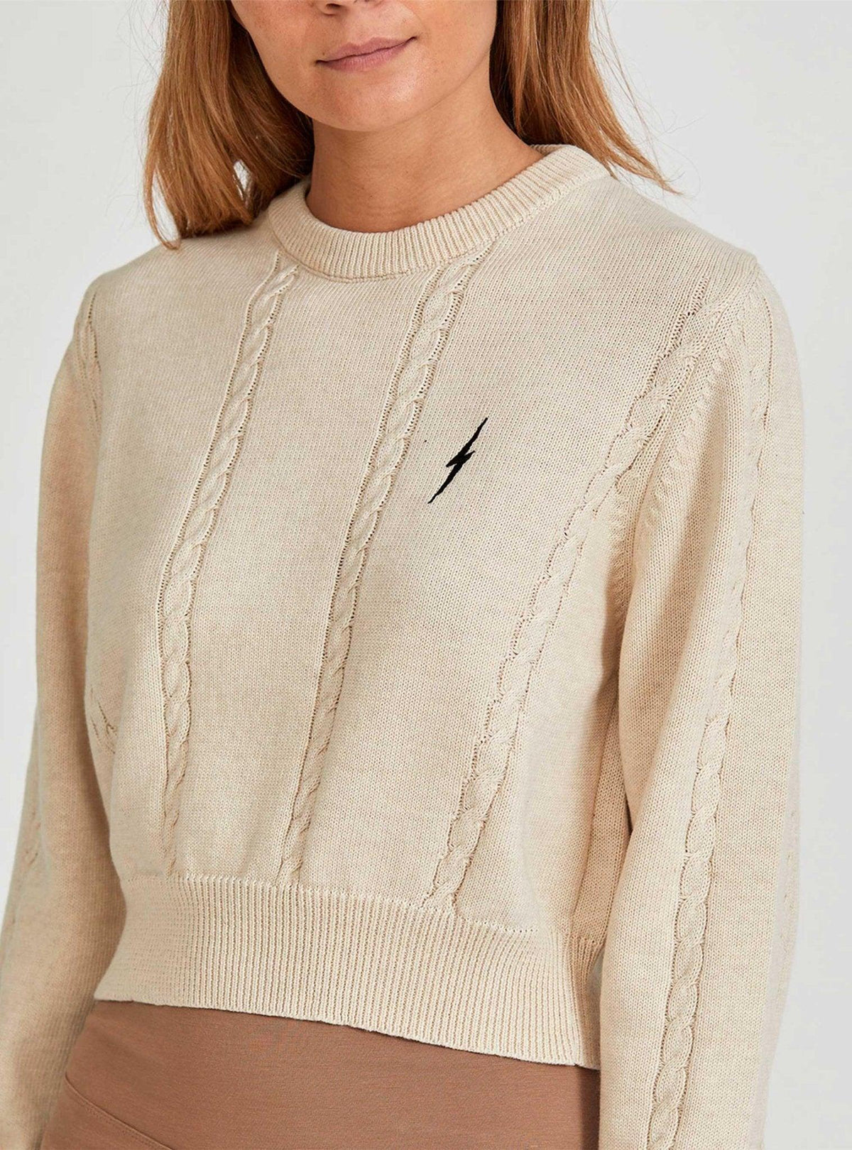 Lightning Bolt - KNITTED SWEATER - 23WWOKNT001W10000S