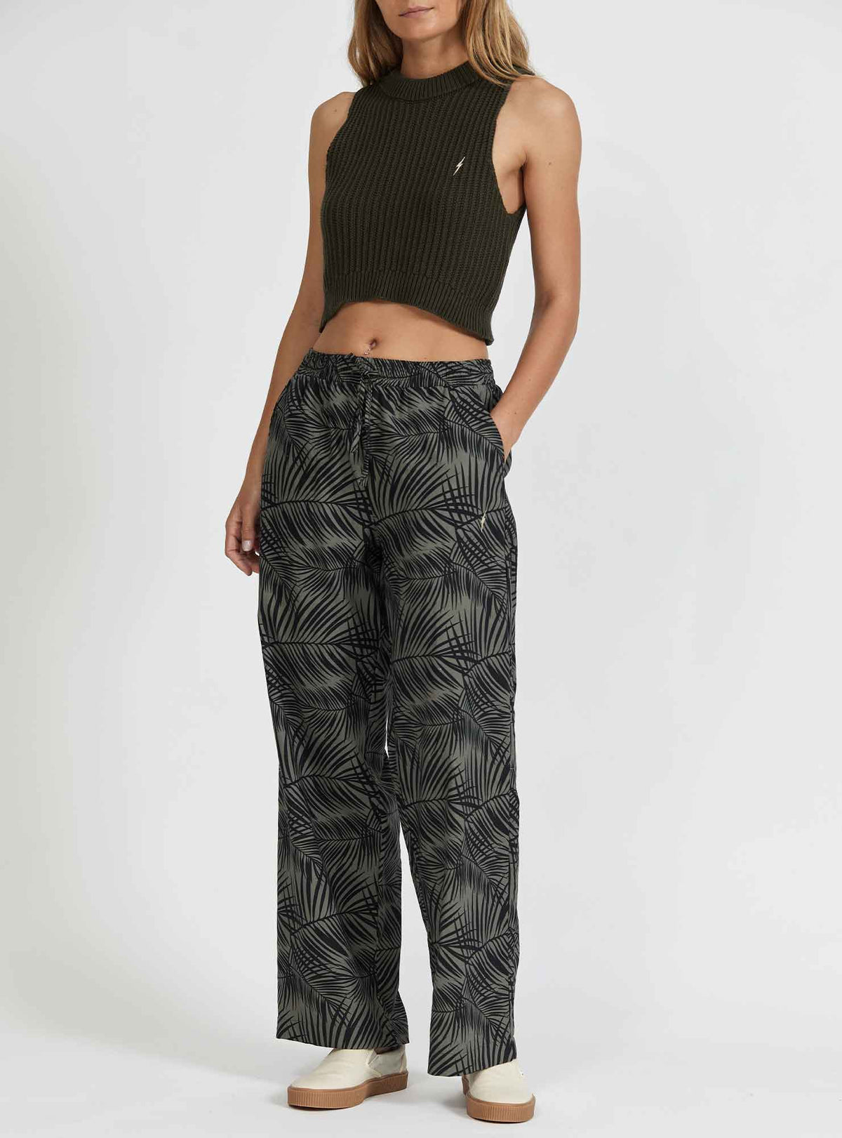 Lightning Bolt - LINEN HIGH - WAISTED LINEN TROUSERS - 24SWOTRO003G06000S