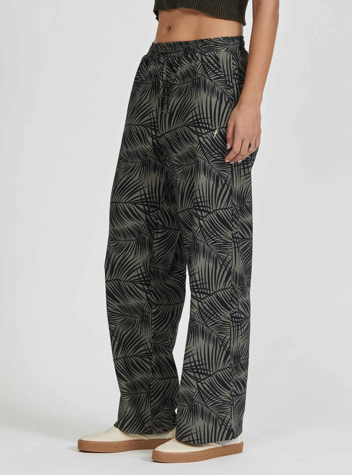 Lightning Bolt - LINEN HIGH - WAISTED LINEN TROUSERS - 24SWOTRO003G06000S
