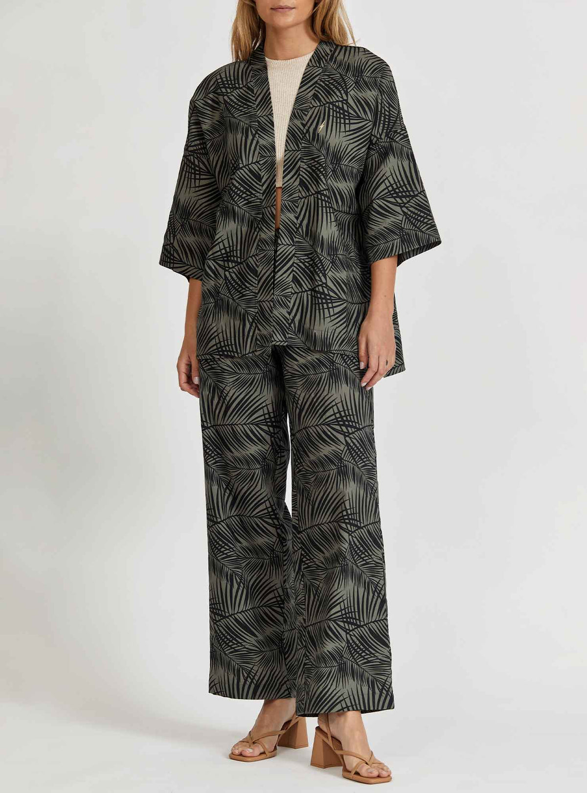 Lightning Bolt - LINEN HIGH - WAISTED LINEN TROUSERS - 24SWOTRO003G06000S