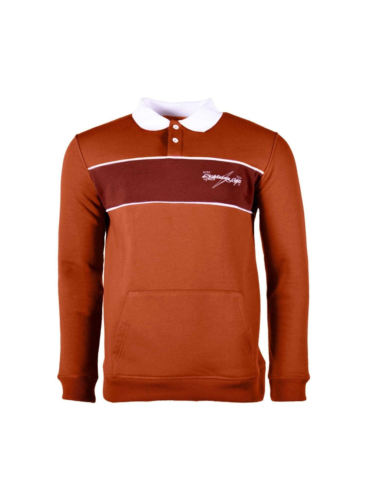 Lightning Bolt - LONG SLEEVE POLO SWEATER - 23WMAPOL001N27000S