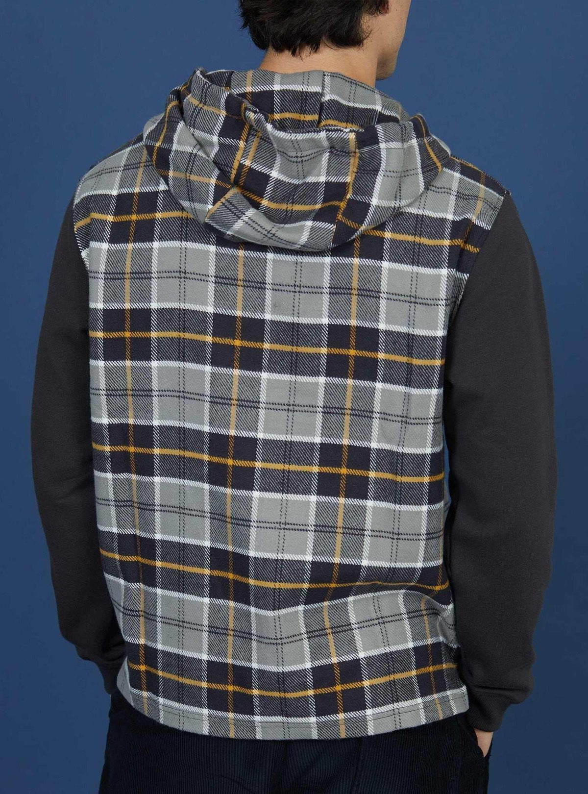 Lightning Bolt - ORGANIC COTTON FLANNEL HOODIE - 23WMASWH007K04000S