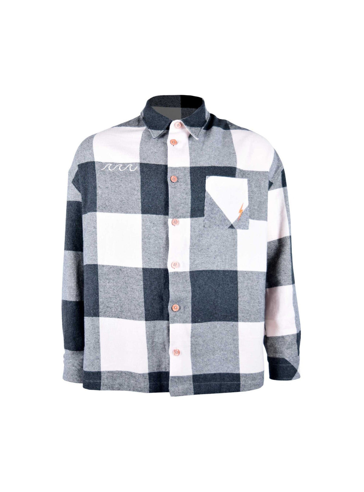 Lightning Bolt - OVERSIZED-FLANNEL OVERSHIRT - 23WMAOVS001UNI000S