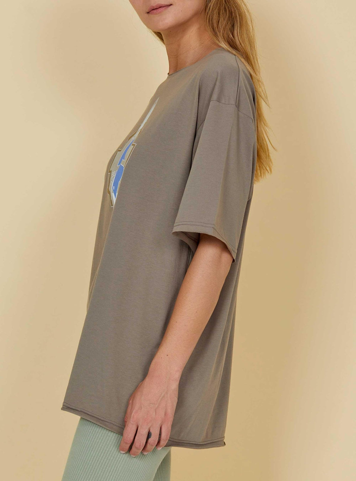Lightning Bolt - OVERSIZED T - SHIRT WITH FRONT PRINT - 23SWOTST002S18000S