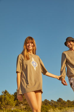 Lightning Bolt - OVERSIZED T - SHIRT WITH FRONT PRINT - 23SWOTST002S18000S