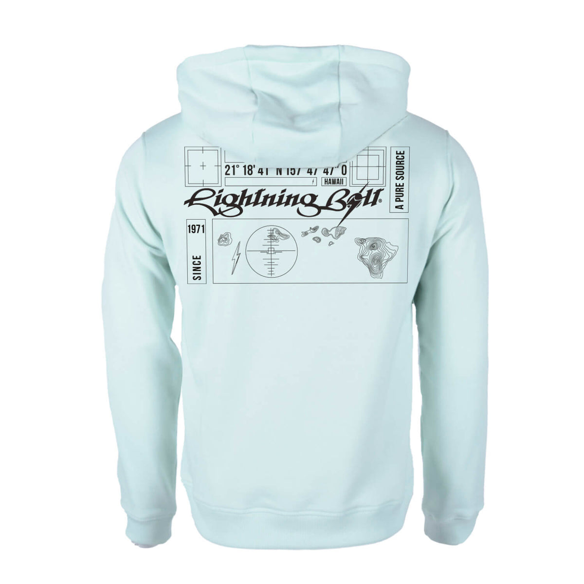Lightning Bolt - PACIFIC ZIP HOODIE - 23WMAZIP003B74000M