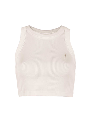 Lightning Bolt - PLAIN SLEEVELESS CROP TOP - 24SWOTOP006W03000S