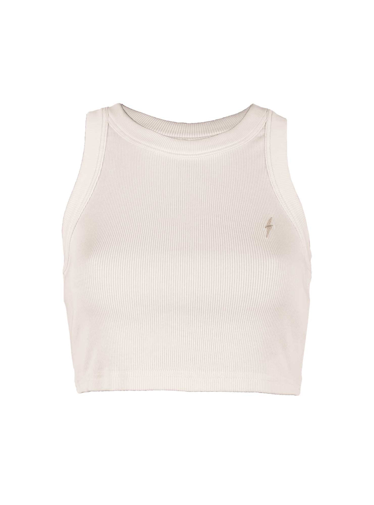 Lightning Bolt - PLAIN SLEEVELESS CROP TOP - 24SWOTOP006W03000S
