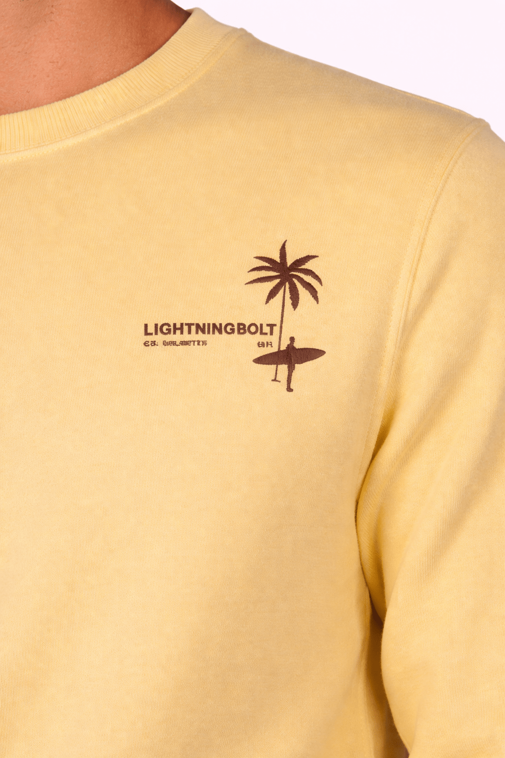 Lightning Bolt - REGULAR FLEECE SWEATSHIRT WITH FRONT PRINT - 24SMASWE001Y11000S