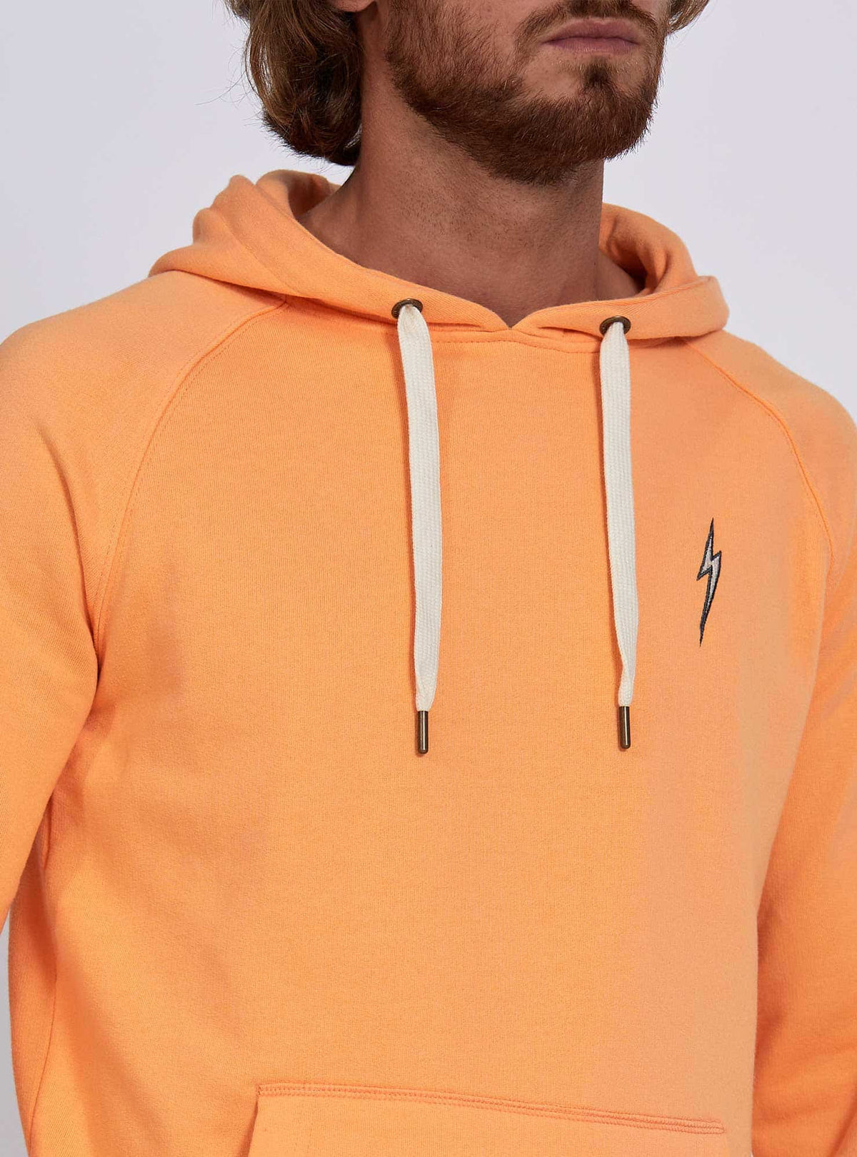 Lightning Bolt - REGULAR HOODIE WITH FRONT AND BACK PRINT - 24SMASWH015R28000S