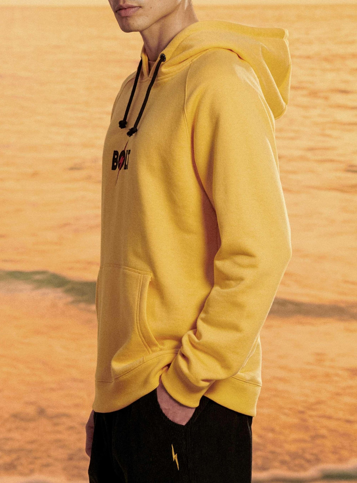 Lightning Bolt - REGULAR HOODIE WITH FRONT PRINT - 22WMASWH002Y33000S