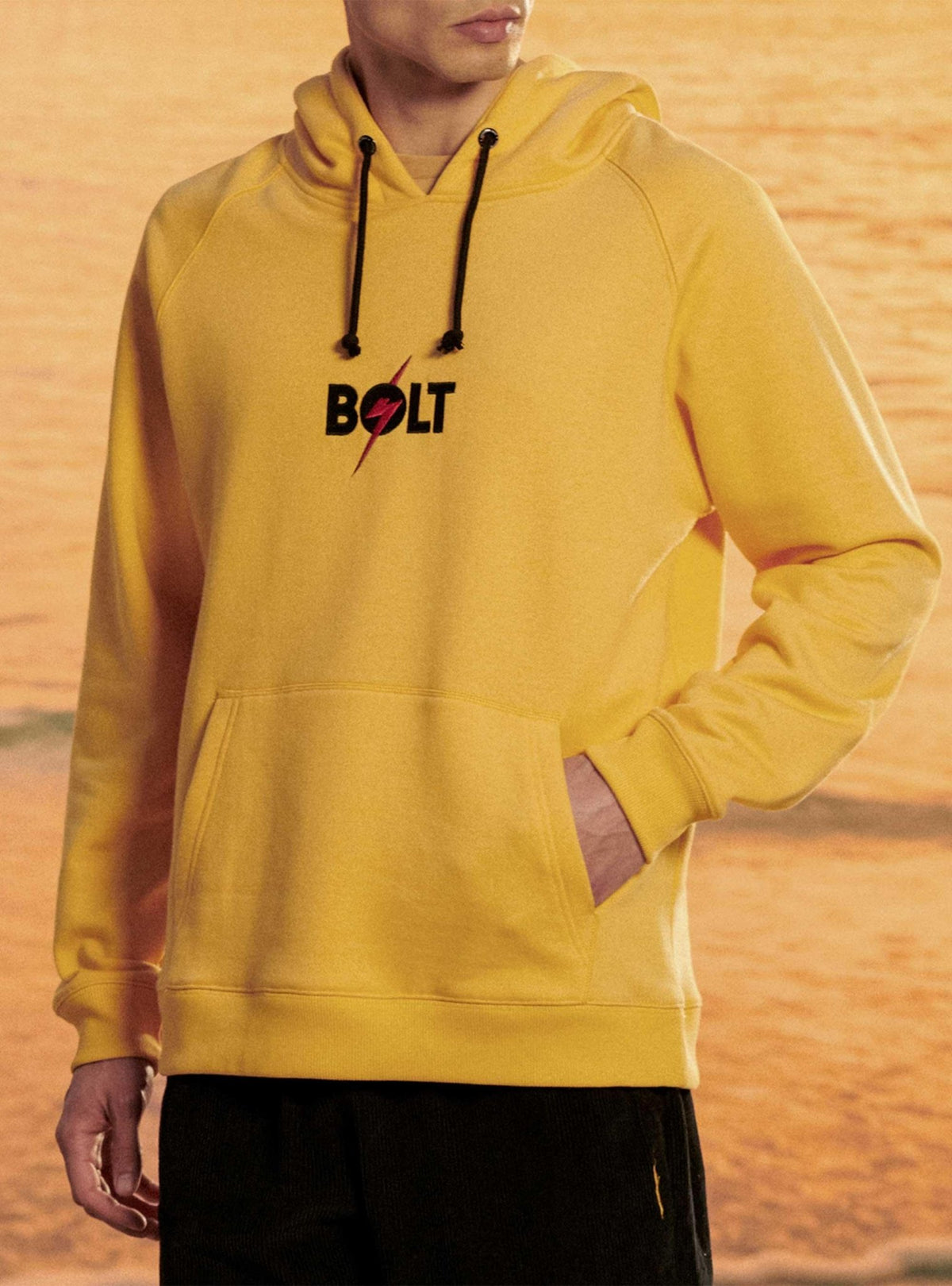 Lightning Bolt - REGULAR HOODIE WITH FRONT PRINT - 22WMASWH002Y33000S