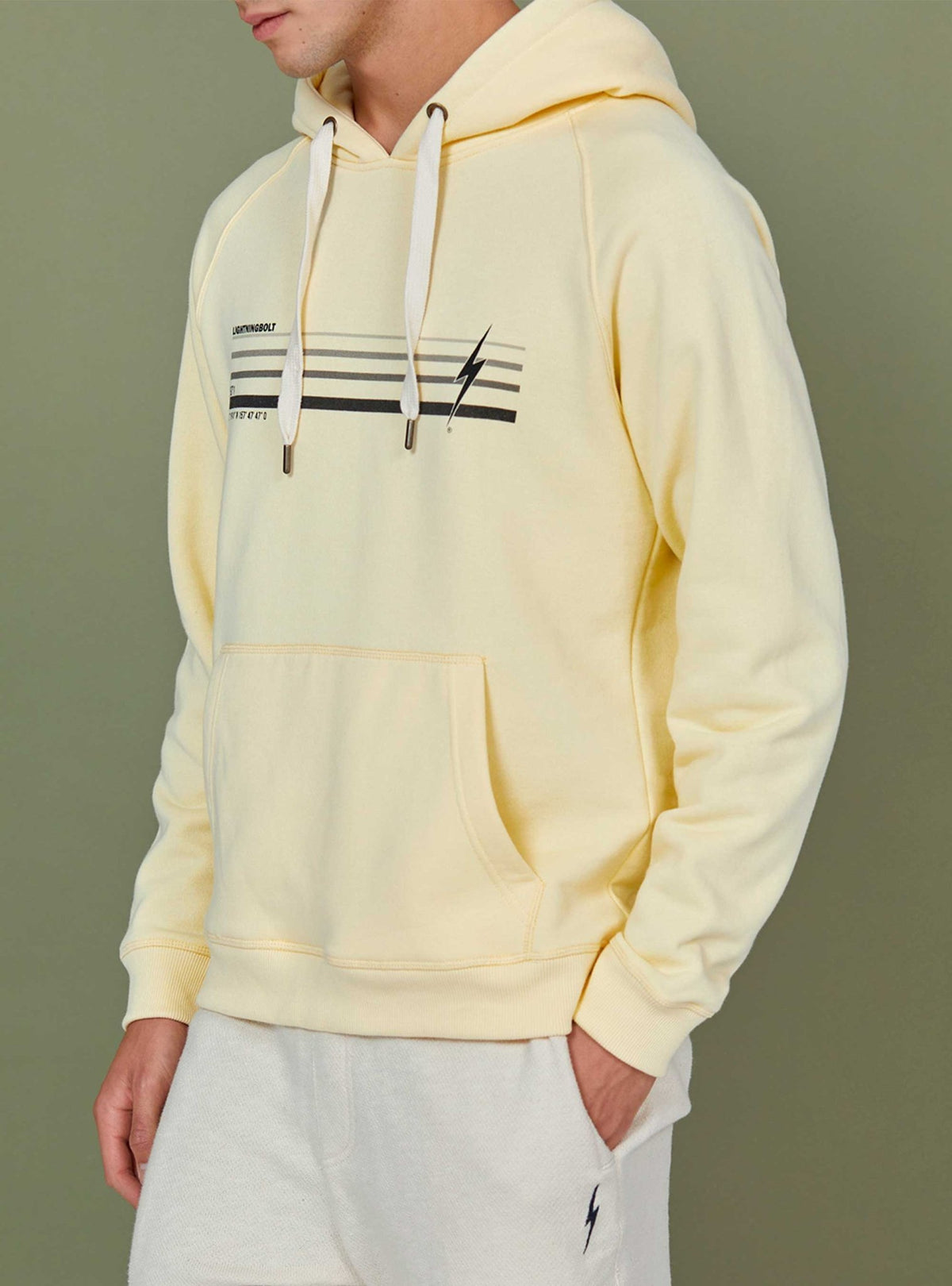 Lightning Bolt - REGULAR HOODIE WITH FRONT PRINT - 23SMASWH001Y34000M