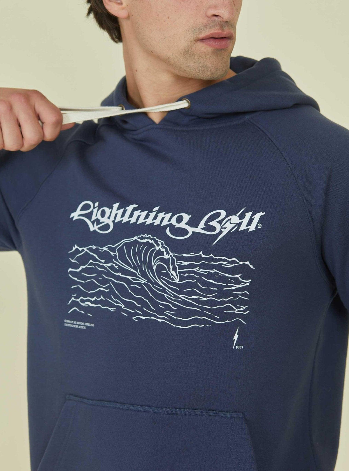 Lightning Bolt - REGULAR HOODIE WITH FRONT PRINT - 23WMASWH001B27000S