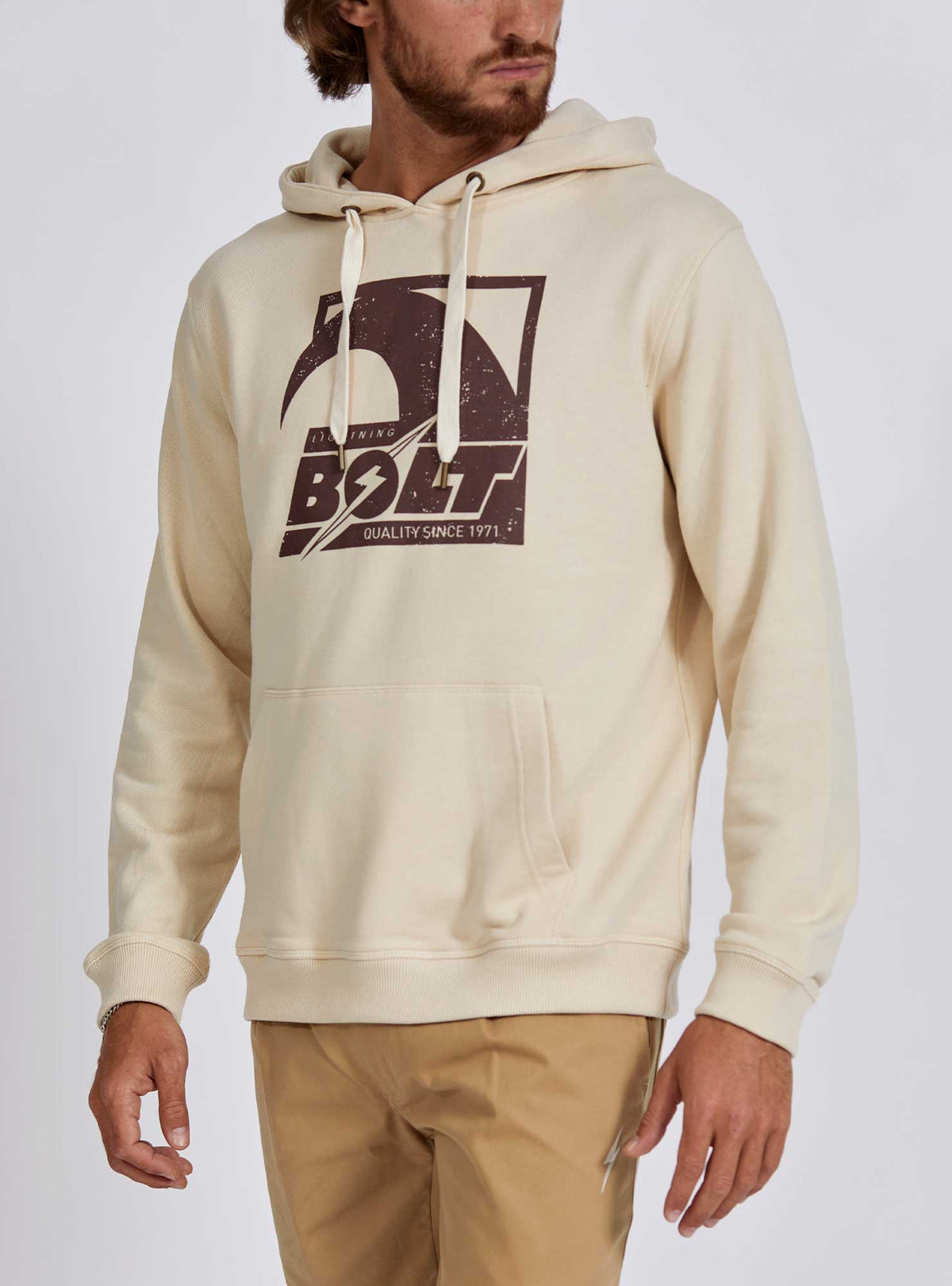 Lightning Bolt - REGULAR HOODIE WITH FRONT PRINT - 24SMASWH008W10000S