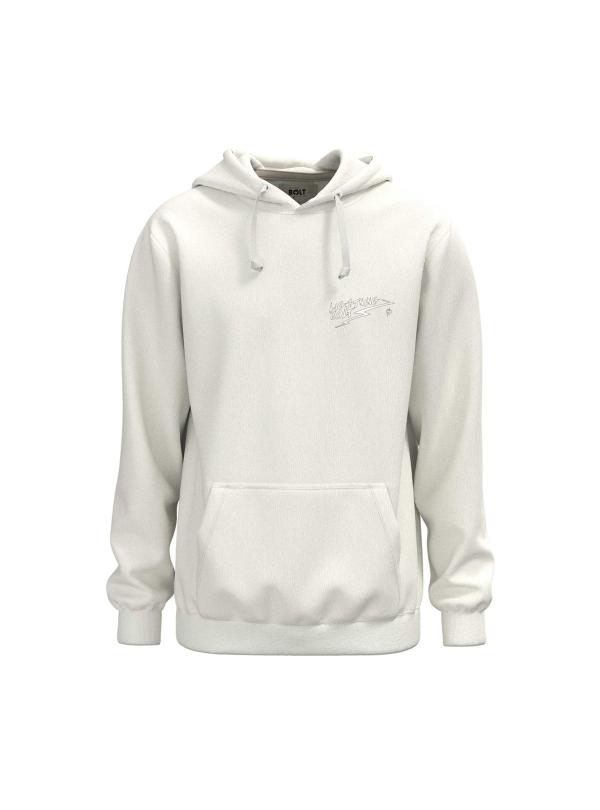 Lightning Bolt - REGULAR ORGANIC - COTTON HOODIE WITH FRONT AND BACK PRINT - 23SMASWHC01W03000S