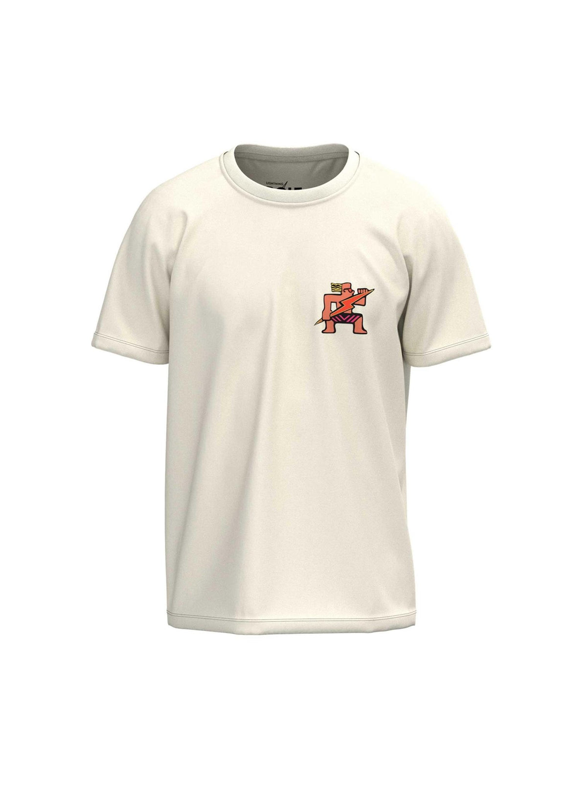 Lightning Bolt - REGULAR ORGANIC - COTTON T - SHIRT WITH FRONT AND BACK PRINT - 23SMATSTC01W0300XS
