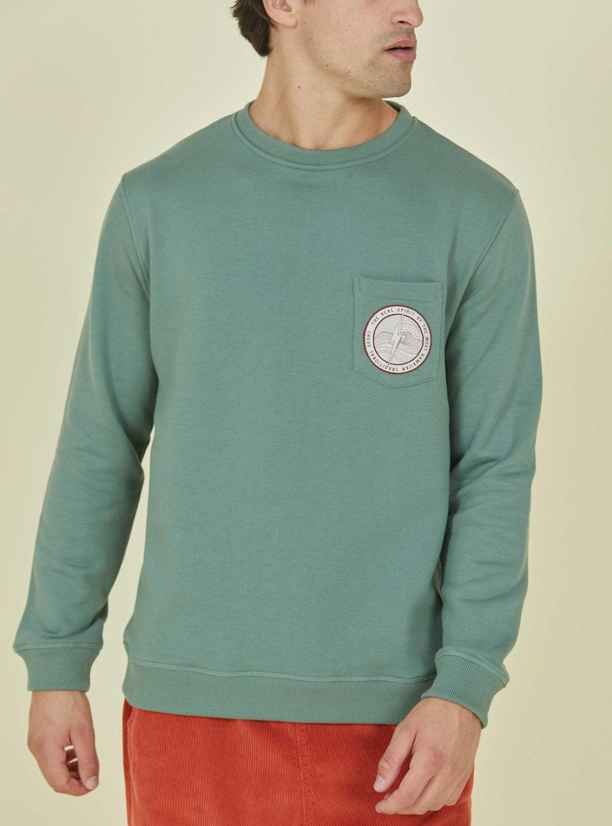 Lightning Bolt - REGULAR SWEATSHIRT PATCH FLEECE - 23WMASWE006G63000S