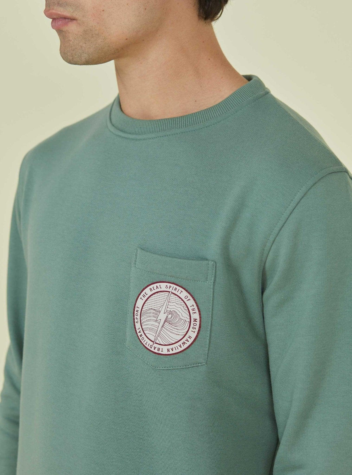 Lightning Bolt - REGULAR SWEATSHIRT PATCH FLEECE - 23WMASWE006G63000S