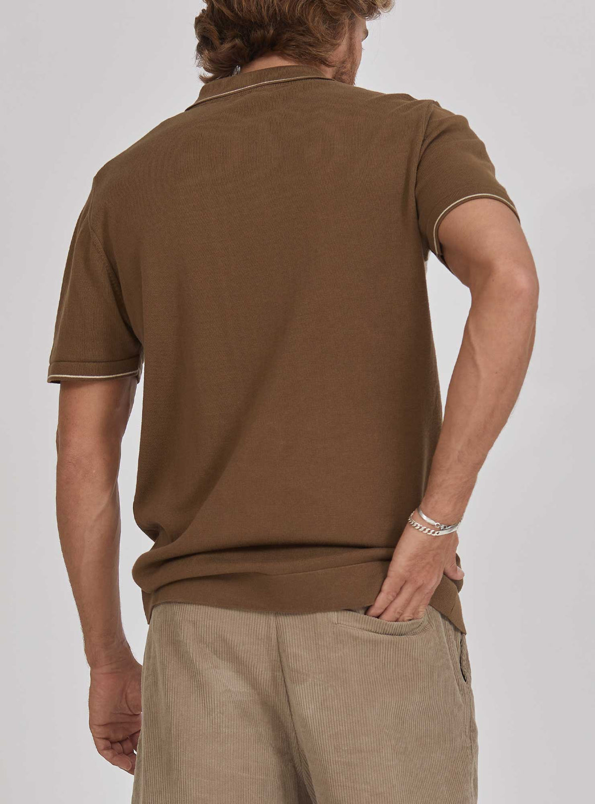 Lightning Bolt - REGULAR POLO SHIRT WITH STRIPES - 24SMAPOL003N00000S