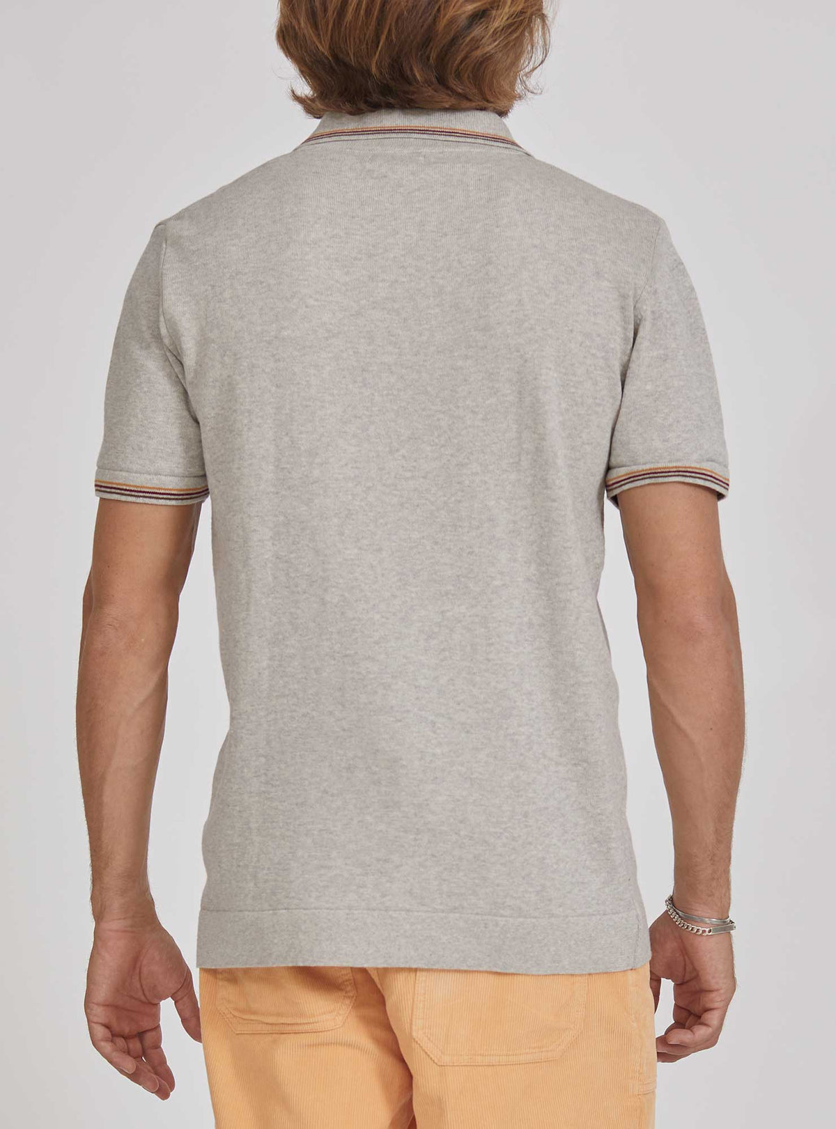 Lightning Bolt - REGULAR POLO SHIRT WITH STRIPES - 24SMAPOL004S19000S