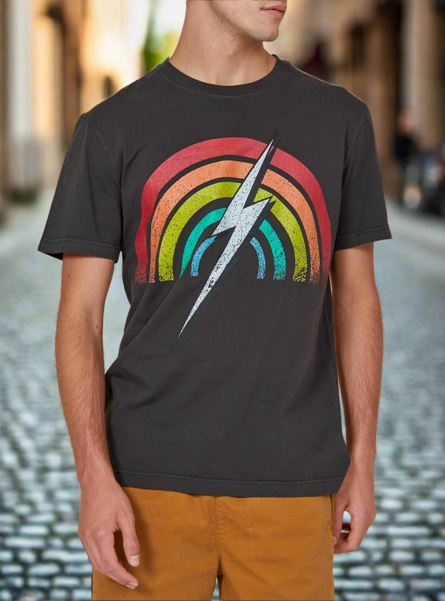 Lightning Bolt - REGULAR RAINBOW ORGANIC - COTTON T - SHIRT - 99OMATSTU16K0400XS