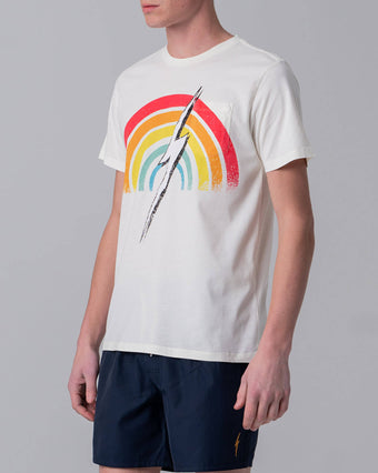 Lightning Bolt - REGULAR RAINBOW ORGANIC - COTTON T - SHIRT - 99OMATSTU16W0300XS
