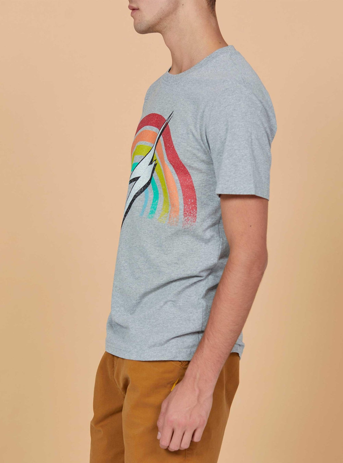 Lightning Bolt - REGULAR RAINBOW RECYCLED COTTON T - SHIRT - 99OMATSTU02S12000S