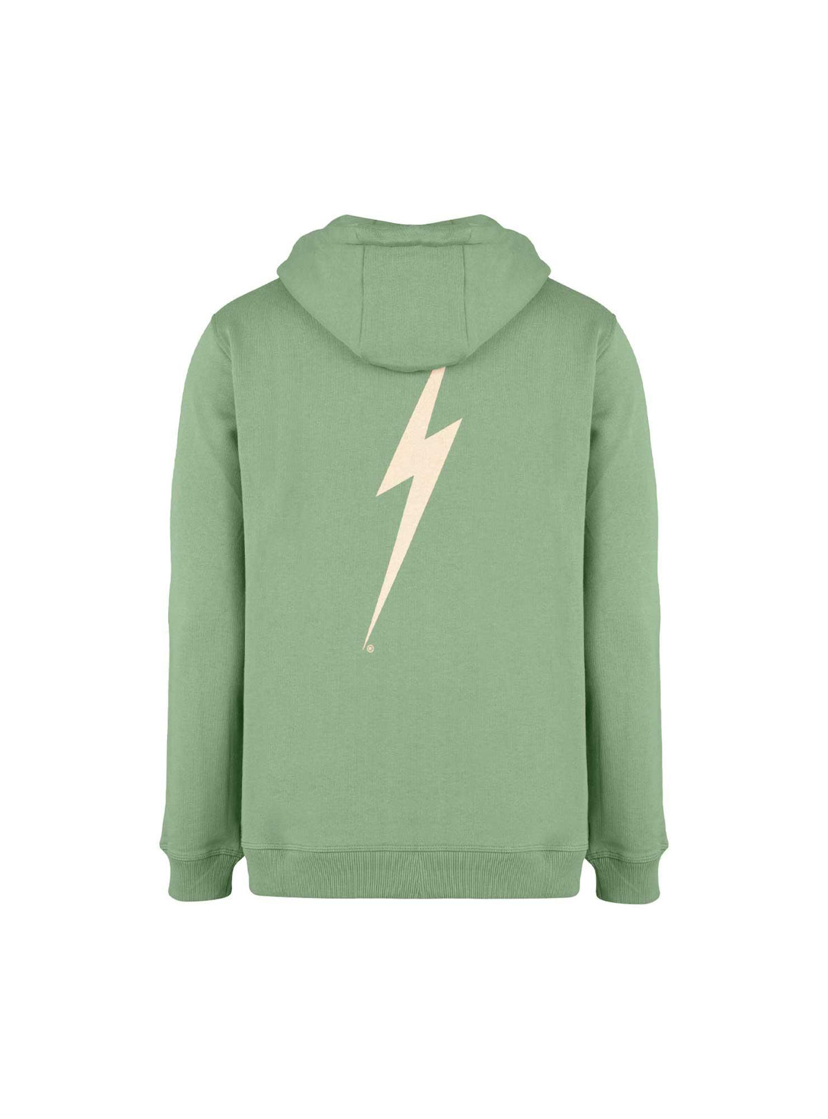 Lightning Bolt - REGULAR RECYCLED-COTTON HOODIE WITH FRONT AND BACK PRINT - 99AMASWH009G23000S